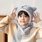 Ideal Gift! Plush hats with masks windproof all-in-one hat