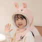Ideal Gift! Plush hats with masks windproof all-in-one hat