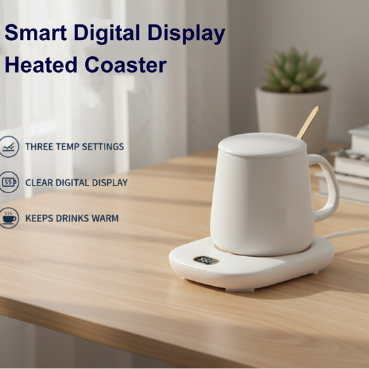 Slimme digitale display verwarmde onderzetter