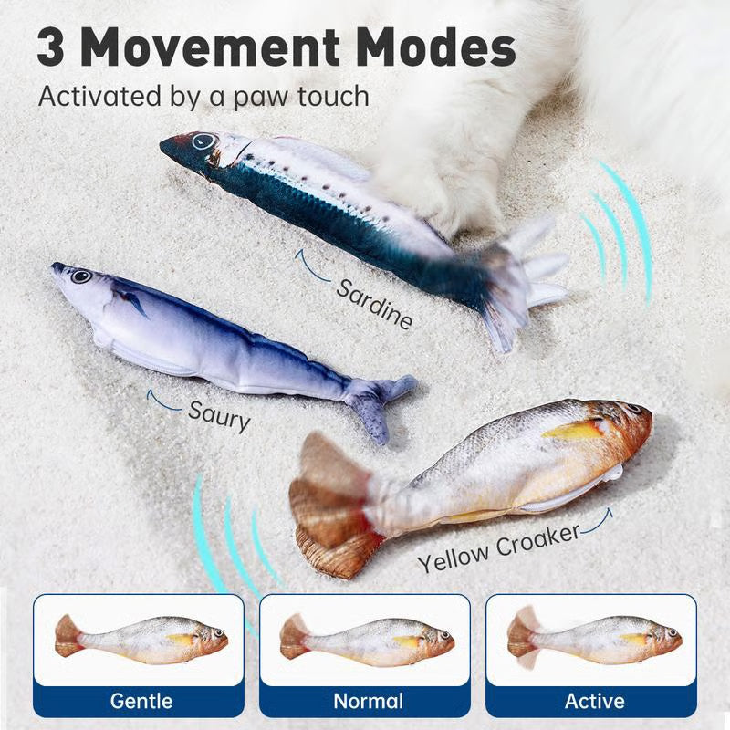 🔥Hot Sale – 50% KORTING! 🐟 Jouw kat wordt dol op deze springende vis ...