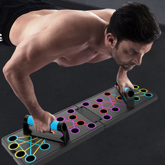 Opvouwbaar en multifunctioneel push-up board voor training