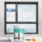 Transparante Frosted Glass Paint op waterbasis
