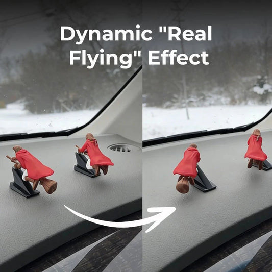 🧹Magische bezemsteel autodashboardversiering