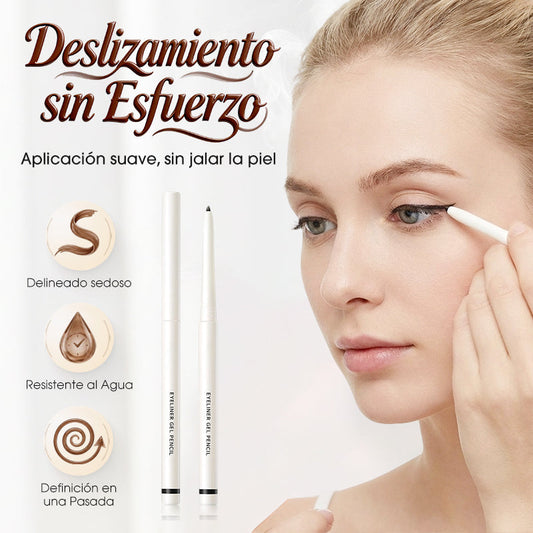 ⏳ Tijdelijke aanbieding⏳ Gel eyelinerpotlood met fijne 2 mm punt en romige textuur Voor subtiele lijntjes en cat-eyes In zwart of bruin