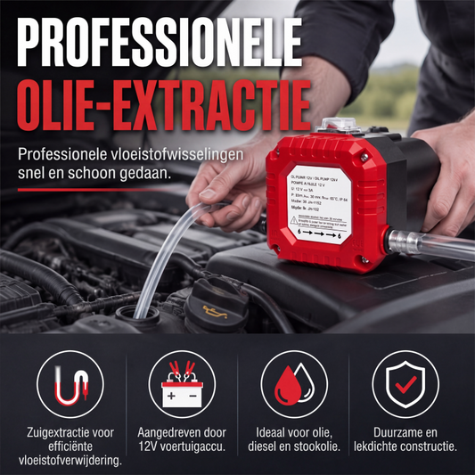 📢📢 50% KORTING🛢️ Olieafzuig- en transferpomp met slangenkit – Voor olie- en vloeistofverversing en dieselafzuiging, geschikt voor vrachtwagens, campers, boten en maritiem gebruik.