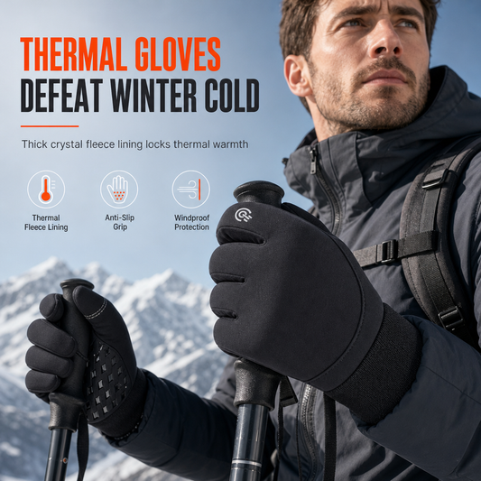 ❄️🧤 Alsof je handen in een warme bubbel zitten! Thermofleece, waterafstotend, winddicht, antislip en touchscreen. Voor elke winteractiviteit.