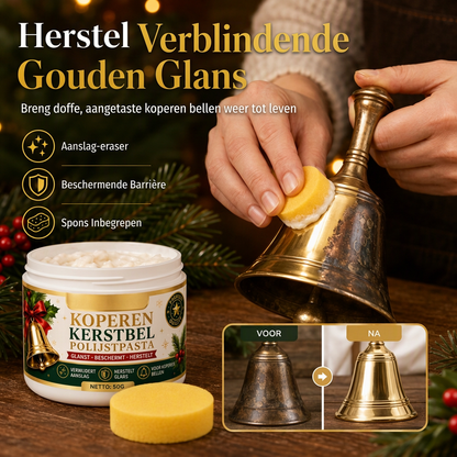 Messingbel en Koper Poetscrème voor Het Verwijderen van Aanslag en Oxidatie