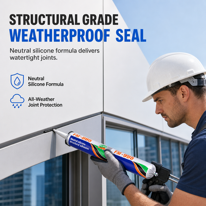 8800 Silicone-structuurlim waterdichte en weerbestendige kit voor wintertuinen en gevelwandpanelen