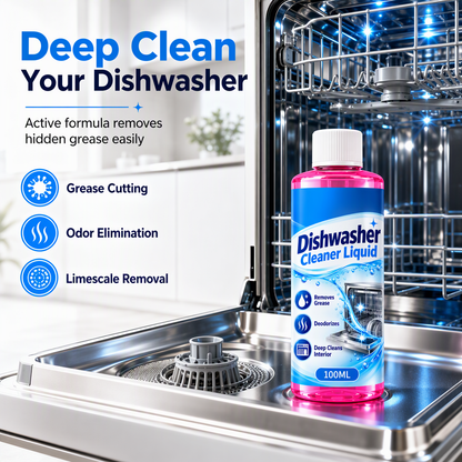 Grondige Reinigingsvloeistof voor Vaatwassers tegen Vet en Kalkaanslag