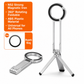 Draagbare karabiner telefoonhouder en magnetische selfiestick statief voor reis fotografie