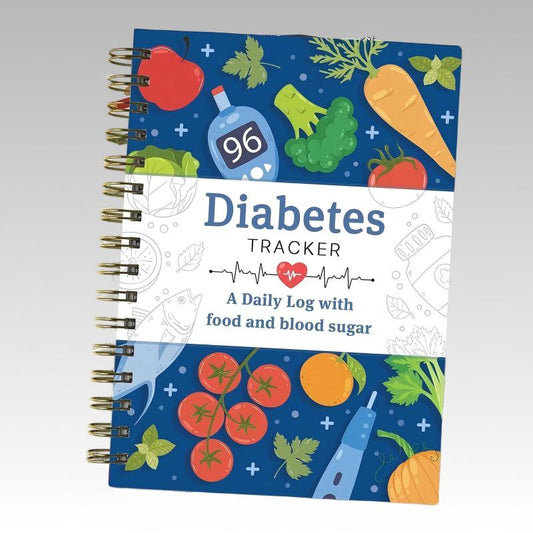 Diabetes Tracker Boek met Voedsellijst